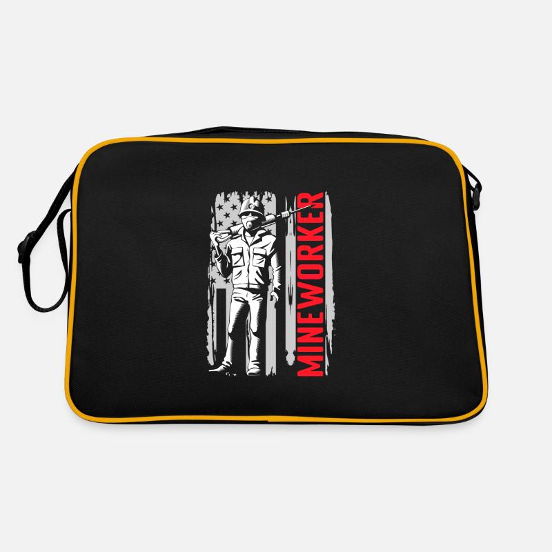 Miner Mine Miner Pierres Sac Retro