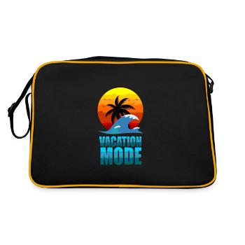 Vacation Mode - Retro Bag - black/gold - Back