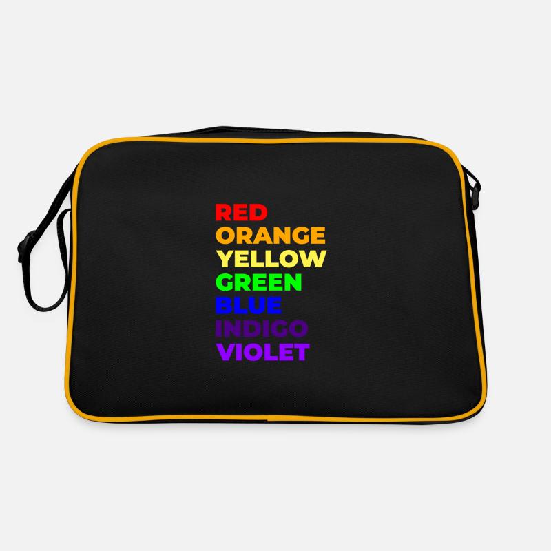 Rainbow colours Retro Bag