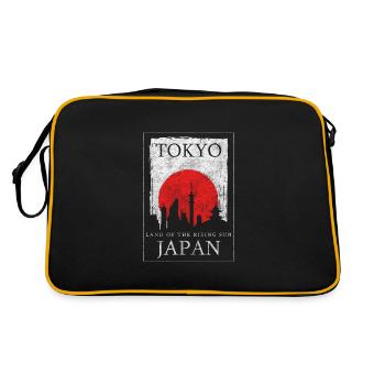 Tokyo Dream Trip Samouraï Japonais - Sac Retro - noir/or - Dos