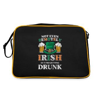 Pub Leprechaun Traveller Irish - Retro Bag - black/gold - Back