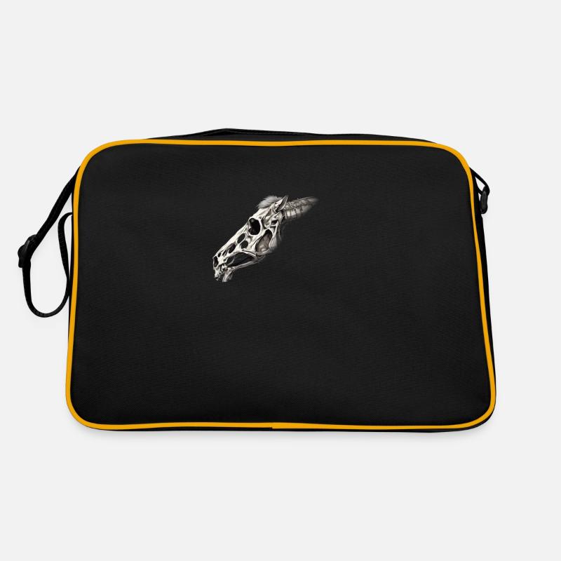 Pferd Skull Retro Tasche