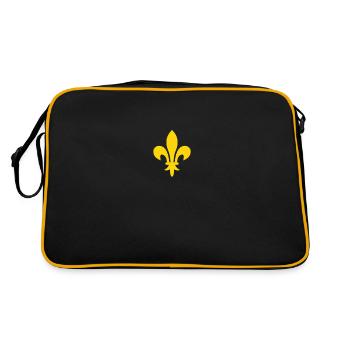 Fleur de Lys - Sac Retro - noir/or - Dos