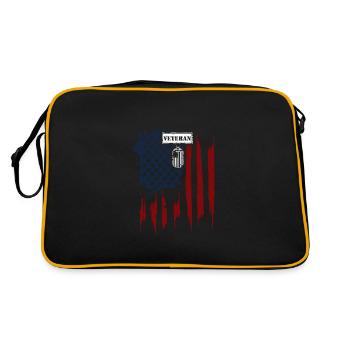 Vétéran - Vétéran - Sac Retro - noir/or - Dos