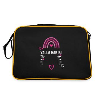 Yalla Habibi - Saint-Valentin - Sac Retro - noir/or - Dos