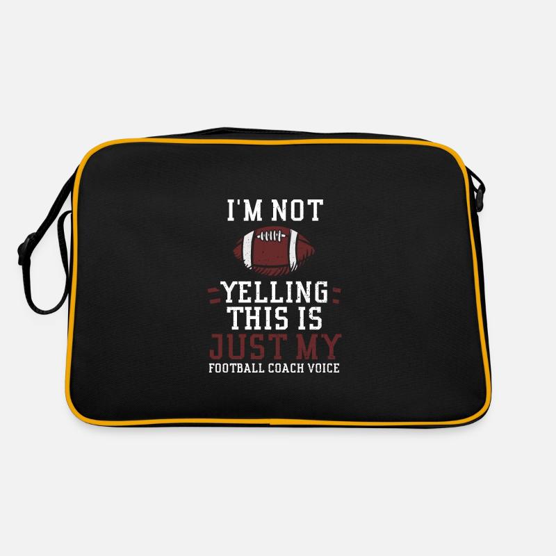 I'm Not Yelling This Is Just My... Retro Tasche