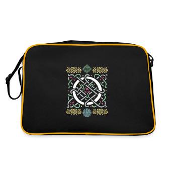 O - Sac Retro - noir/or - Dos