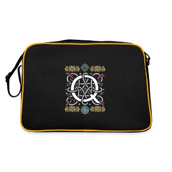 Q - Retro Bag - black/gold - Back