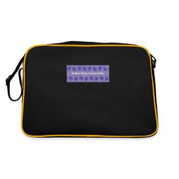 Cerveau hors des sentiers battus - Sac Retro - noir/or - Dos