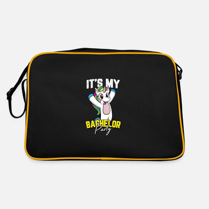 It´s My Bachelor Party Motiv für Bräutigam oder Retro Tasche