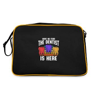 dentist - Retro Bag - black/gold - Back