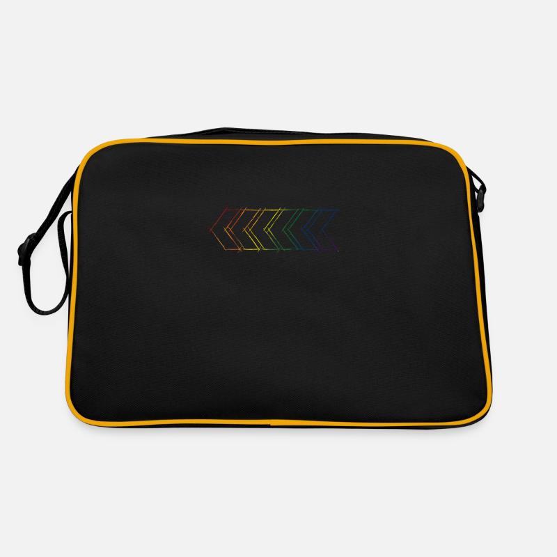 Rainbow Chevrons Retro Bag