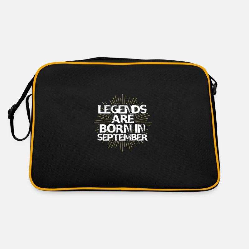 Geburtstag - Retro Tasche - Schwarz/Gold