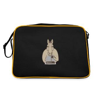 Tenue de fête de drogue de cheval de Keta Ketamine - Sac Retro - noir/or - Dos