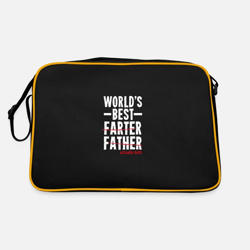 Papa Vater Sohn Tochter Mama Idee Geschenk Spruch Retro Tasche