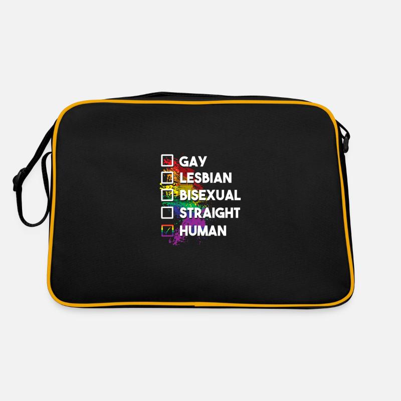 Equality - Retro Bag - black/gold