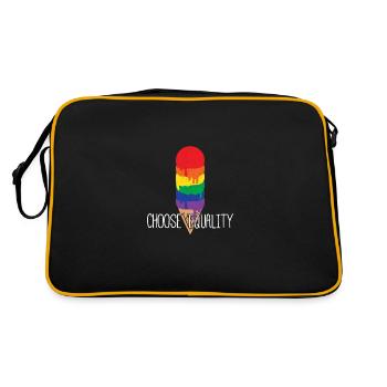Equality - Retro Bag - black/gold - Back