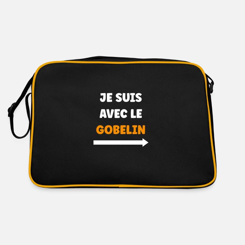 je suis avec le gobelin Sac Retro