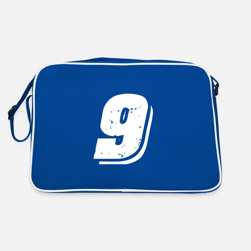 9 Number Symbol Retro Bag