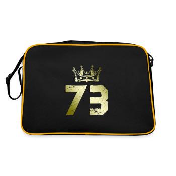 73 Couronne numérique - Sac Retro - noir/or - Dos