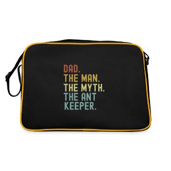 Ant - Retro Bag - black/gold - Back