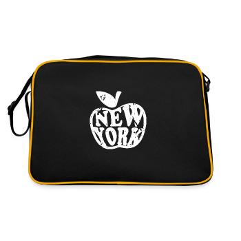New York Vintage Big Apple - Sac Retro - noir/or - Dos