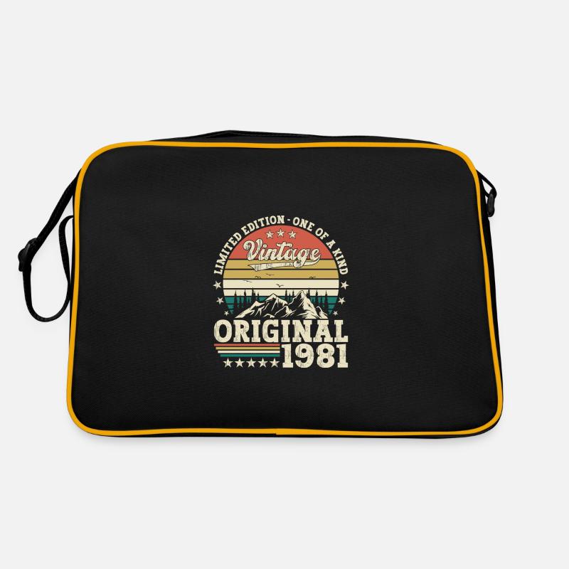 Original 1981 41st Birthday Gift Hommes Sac Retro