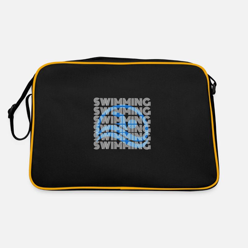 Schwimmen Retro Tasche