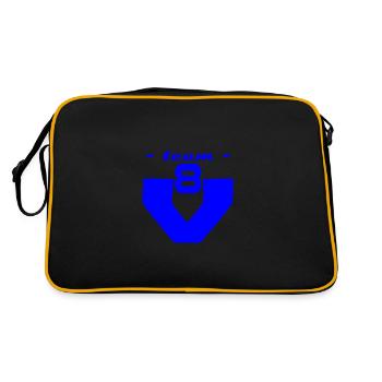 Team V8 - Retro Bag - black/gold - Back