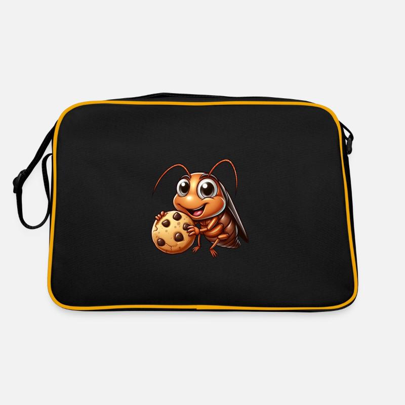 Cute Cockroach Cookie Cartoon Dessert Retro Bag