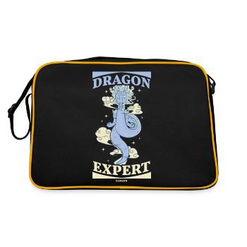 Dragon Expert - Retro Bag - black/gold - Back