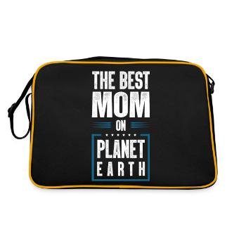 Meilleure maman Mom Citation Maman - Sac Retro - noir/or - Dos
