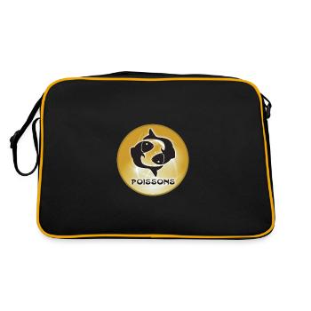 Pisces pix - Retro Bag - black/gold - Back