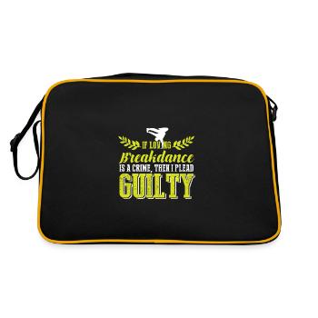 Breakdancing Dancing - Retro Bag - black/gold - Back