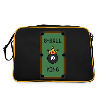 Retro 8-Bit 8-Ball King (Table) - Sac Retro - noir/or - Dos