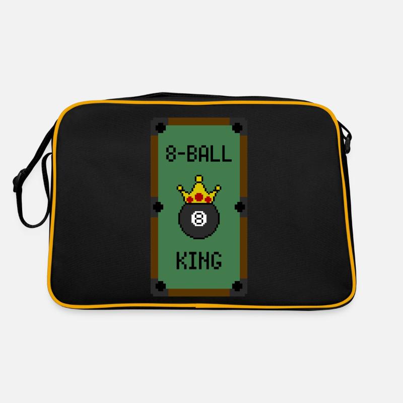 Retro 8-Bit 8-Ball King (Table) Sac Retro