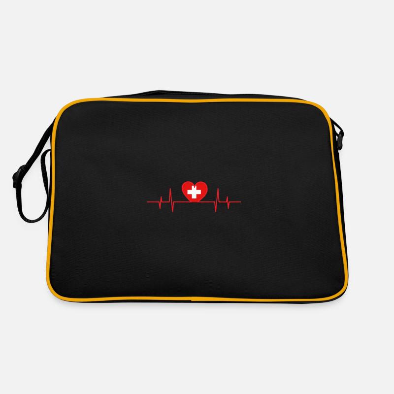 Heartbeat Suisse Sac Retro
