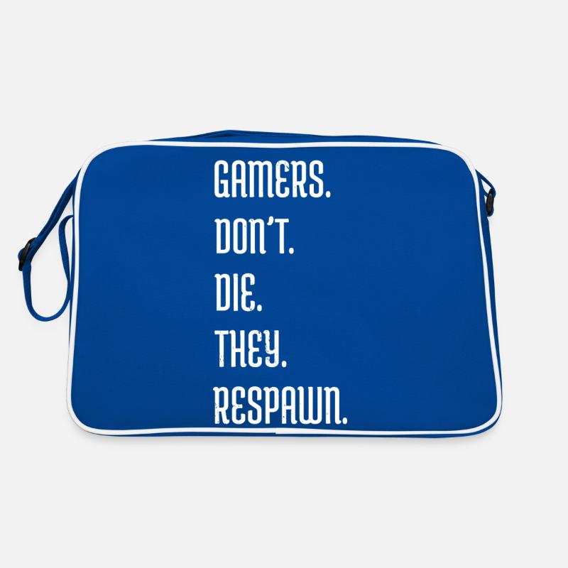 always play video gift game tees gift idea Retro Tasche