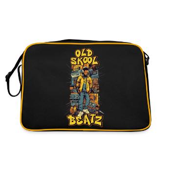 90s Hip Hop Scene - Retro Bag - black/gold - Back