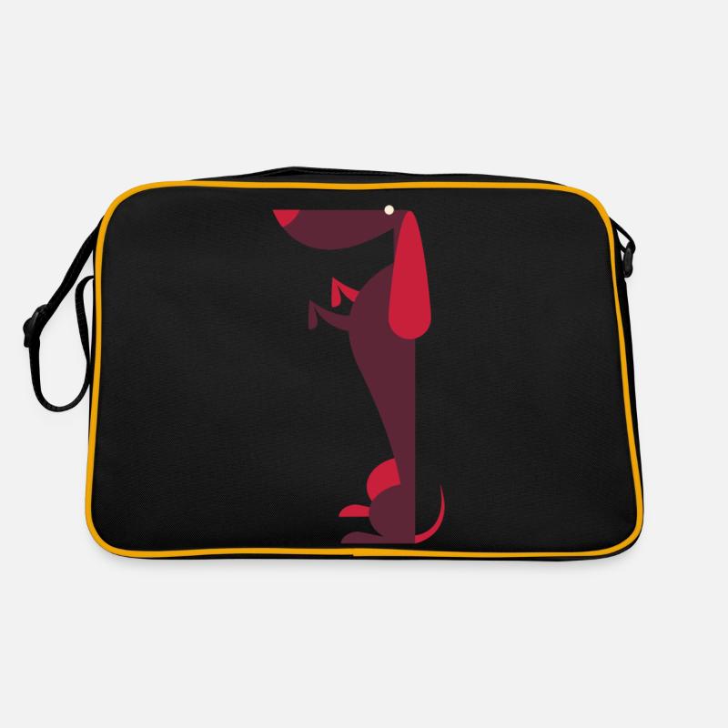 Hund Retro Tasche