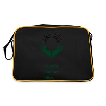Balance & Bliss - Retro Bag - black/gold - Back