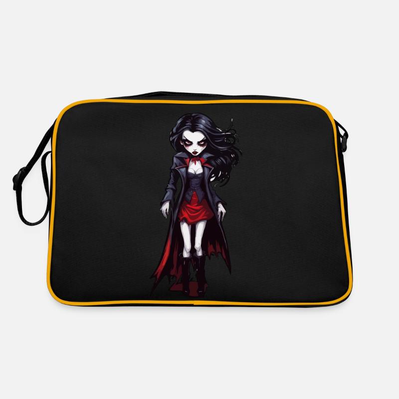 Vampir / Dracula / Blutsauger / Halloween / Mythos Retro Tasche