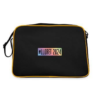Lloret De Mar 2024 Colorful - Retro Bag - black/gold - Back