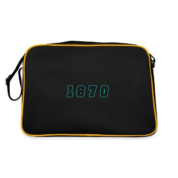 Numéro de l’année 1970 - Sac Retro - noir/or - Dos