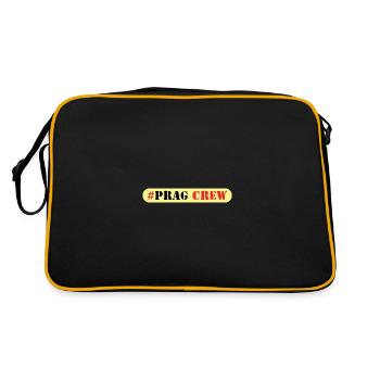 Prague Crew - Retro Bag - black/gold - Back