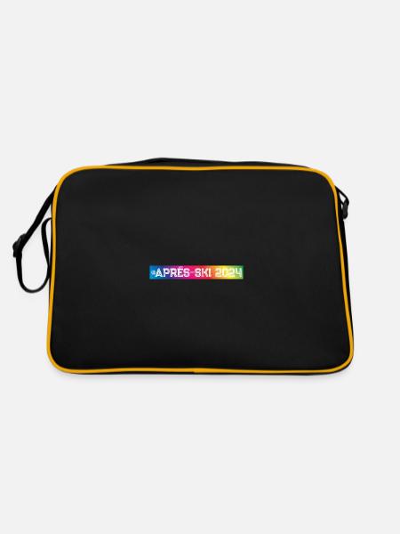Après-ski 2024 Coloré - Sac Retro - noir/or - Dos