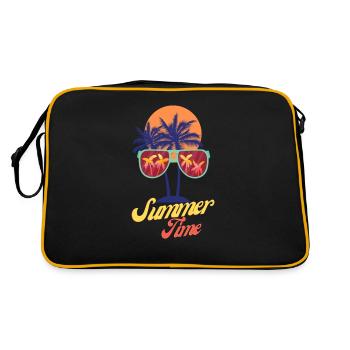 Heure d’été II - Sac Retro - noir/or - Dos