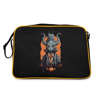 Halloween Magician Monster Creature of Magic - Retro Bag - black/gold - Back