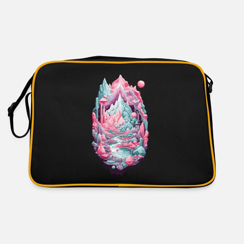 Geologist Minerals Geode Druze Gemstone Art Retro Bag