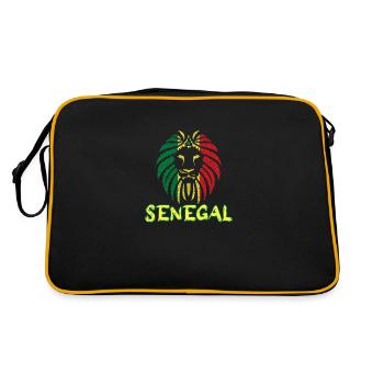 Senegal Team Support Lion De La Téranga 2022 - Retro Bag - black/gold - Back